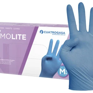 LUVA NITRILO AZUL XL DESCARTÁVEL CX100
